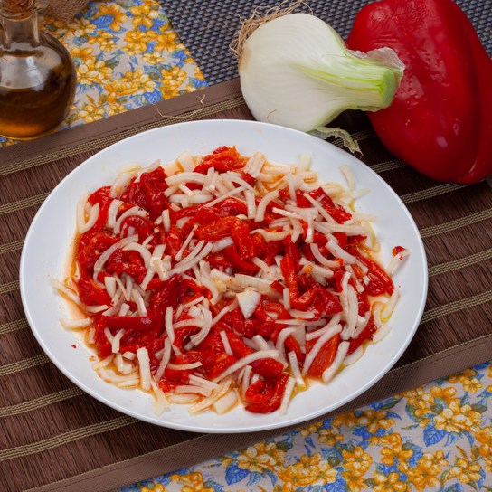 Ensaladilla de pimientos. Las mejores cestas de regalo ecológicas - Bioconsumidores.com!