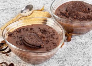 Flan oreo vegano Bioconusmidores