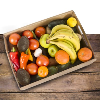 Caja de frutas y verduras ecológicas