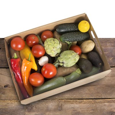 Caja de verdura ecológica